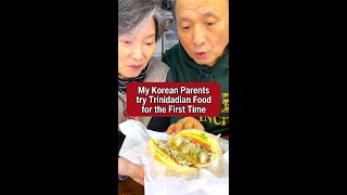 Korean Parents try Trinidadian Food for the First Time [upl. by Vickey791]