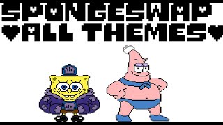 SpongeSwap All Boss Themes UnderTaleSpongeBob AU [upl. by Beacham]