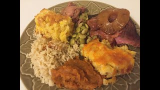 GLAZED HAM amp CHEESY HOMEMADE MACARONI AND CHEESE [upl. by Beitnes]