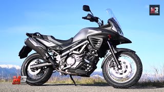 NEW SUZUKI VSTROM 650XT ABS 2015  FIRST TEST DRIVE [upl. by Stefanac]