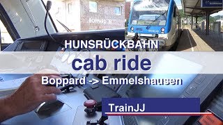 Drivers Eye View Germany  Führerstandsmitfahrt Boppard  Emmelshausen  Hunsrückbahn  Cab Ride [upl. by Nawj970]