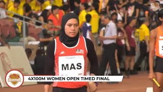 4x100m Women Open Timed Final  83rd SINGAPORE OPEN Track And Field Championships 2023 [upl. by Phaidra]