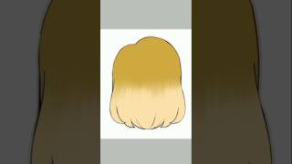 Hair paint tutorial rukuscraftart ibispaintx shorts tranding viralshorts digitalart [upl. by Lennor663]