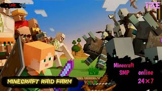 Making The Best Raid Farm 3  Minecraft Live  Fade Network [upl. by Rosario6]