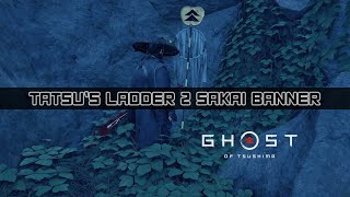 Tatsus Ladder 2 Sakai Banner Ghost of Tsushima Iki Island Playthrough [upl. by Annawad548]