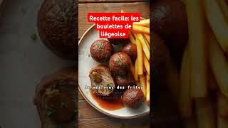 les boulettes de liégeoise pizza recettefacile cuisine food youtubeshorts recette recipe [upl. by Lorita]