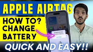 How to Replace Airtag Battery How to Connect Airtag After Battery Change [upl. by Ntisuj912]