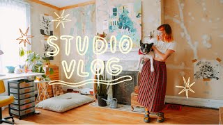 ♥︎ NEW COLLABORATION DIY ART MAKING HOME RENO ♥︎ [upl. by Vitia]