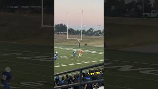 Jay Squillante 8th Grader class of 2029 throws 40 yd TD pass middleschoolfootball [upl. by Attezi]