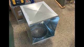 Building a HVAC Plenum Box [upl. by Nybbor]