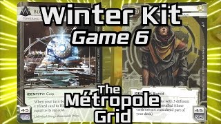 Netrunner Winter Kit 2016 Game 6 [upl. by Natsirhc]