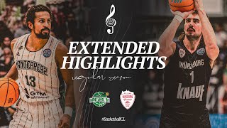 Nanterre 92 v FITOne Würzburg Baskets  Full Game Highlights  BasketballCL 202425 [upl. by Bonina]