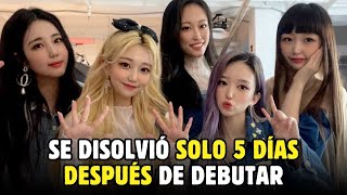 El grupo de K Pop que se disolvió 5 días después de debutar [upl. by Costa]