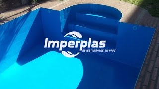 Reparacion de piscinas de hormigon IMPERPLAS Argentina [upl. by Asserrac464]