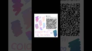 Ibis paint X brush Qr code D PT6  shorts short fyp foryou [upl. by Duarte]