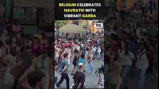 watch  Belgium Embraces Navratri with Colorful Garba Festivities viral shorts [upl. by Franz283]