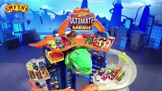 Hot Wheels Megacity Parkgarage mit Robo TRex Angriff  Smyths Toys Superstores DE [upl. by Aicnarf]