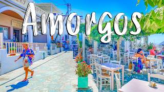 Amorgos Greece Aegiale walking tour 4k vlog very calm island Greece 2024 [upl. by Ping100]