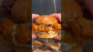 Buffalo Fried Chicken Sandwich 😍🔥🐓 Shorts [upl. by O'Donnell]