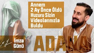 Annem 2 Ay Önce Öldü Huzuru Sizin Videolarınızla Buldu  Adana Kitap Fuarı Mehmedyildiz [upl. by Otreblasiul]