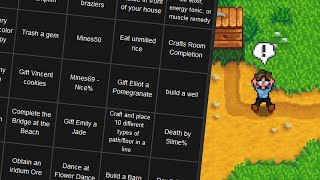 Stardew Valley Bingo Is Surprisingly Difficult [upl. by Neral]