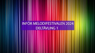 INFÖR MELODIFESTIVALEN 2024 DELTÄVLING 1 [upl. by Ayk253]