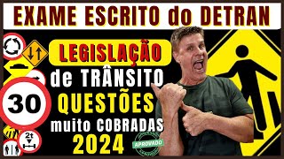 Simulado do DETRAN 2024 PROVA teórica de LEGISLAÇÃO do DETRAN 2024 EXAME do DETRAN QUESTÕES 2024 [upl. by Doner302]