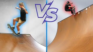 MINI RAMP VS VERT RAMP CHALLENGE [upl. by Niro390]