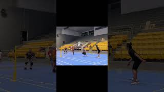 Tiktokbadmintontrickshott badmintontrickshort badminton badminton2024 [upl. by Lisabeth]