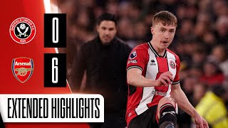 Sheffield United 06 Arsenal  Extended Premier League highlights [upl. by Portingale]