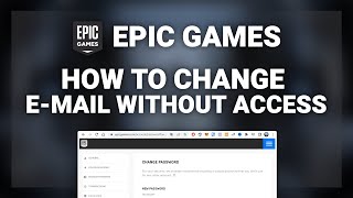 Epic Games – How to Change EMail Without Authentification  Complete 2024 Guide [upl. by So]