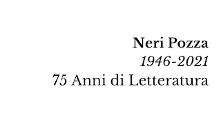 Neri Pozza 19462021 75 anni di letteratura [upl. by Maudie]