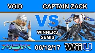 MSM 100  CLG  VoiD Sheik Vs P1  Captain Zack Bayonetta Winners Semis [upl. by Wyck]