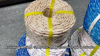 High Strength PP Polypropylene Plastics fishing net rope [upl. by Eirovi]