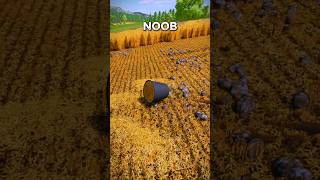 NOOB VS PRO VS GOD 🚜  FS22 farming farmingsimulator22 fy fyp shorts [upl. by Leahicm]