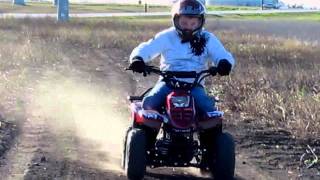 Coolster 4 Wheeling  100cc Top Speed 28MPH  David Xmas Vacation 2011 [upl. by Hairem]