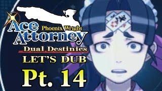 Phoenix Wright Dual Destinies Lets Dub Pt14 Dr Jinxies Mean Yokai Machine [upl. by Plath]