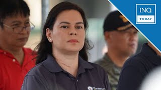 Sara Duterte visits detained chief of staff spends night at House  INQToday [upl. by Ilona]