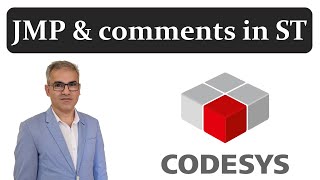 CODESYS JMP instruction and Comments in Structured text ST codesys plcprogramming iec61131 [upl. by Ahseet]