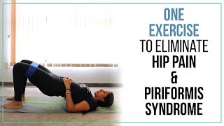 Fix Piriformis Syndrome Pain With This Piriformis Exercise One Technique [upl. by Karrah]