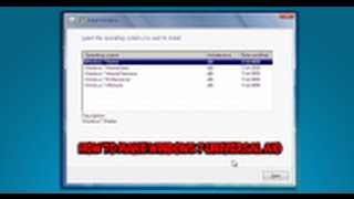 How to Create a Universal Windows 7 AIO Installation Disc [upl. by Bilak788]