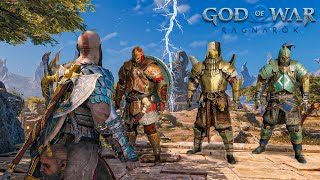 The Trio Oath Guard  The Elite Travelers  God of War RAGNAROK [upl. by Isdnyl7]