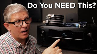 What is an AV Receiver and WHY You Need One  Home Theater Basics [upl. by Felecia]