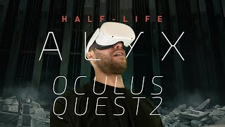 How To Play Half Life ALYX on Oculus Quest 2  Wired and Wireless [upl. by Netsuj]