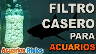 Cómo hacer un FILTRO CASERO para ACUARIO  FUNCIONA 🐠🌱 [upl. by Nagiem]