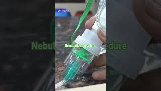 nebulization procedure in children [upl. by Rowan]