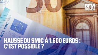 Hausse du Smic à 1600 euros  cest possible [upl. by Russi225]