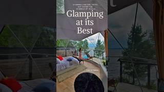 Luxurious getaway in New Brunswick  OG Domes premium suite tour 🥂 glamping shorts [upl. by Nunciata]