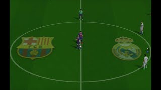 PES 2018 PS2 Barcelona vs Real Madrid  Supercopa de España [upl. by Eille]