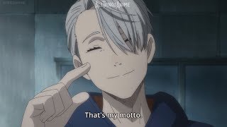 ENG SUB HD Yuri on Ice Victor Nikiforov savage moments [upl. by Htebasile]